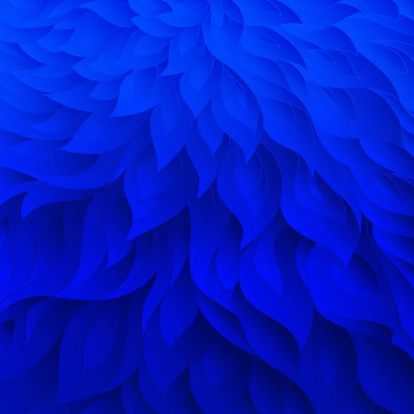 Patrón floral azul. Fondo decorativo —  Fotos de Stock