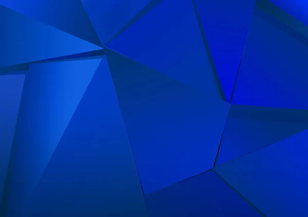 Patrón Poligonal Abstracto Lujo Fondo Azul —  Fotos de Stock