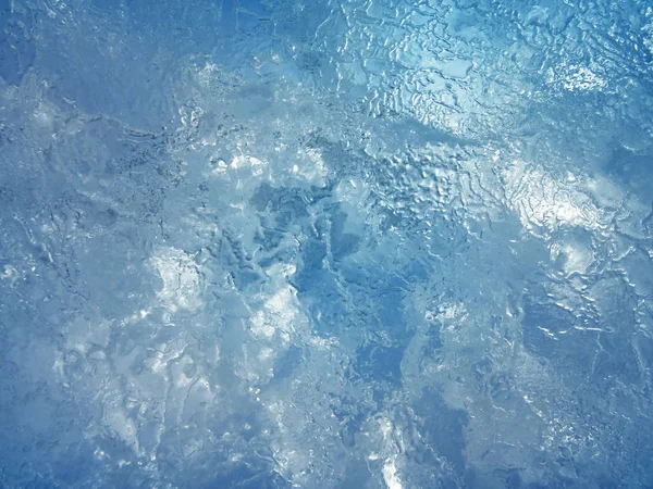 抽象的な氷の質感 青い氷北極の氷の背景 — ストック写真