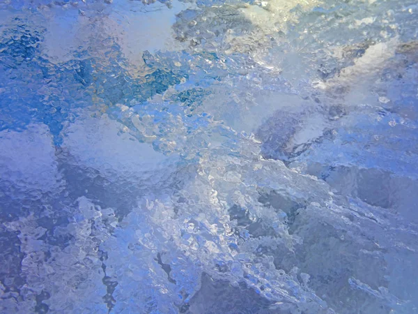 Abstract Ice Texture Blue Ice Arctic Ice Background — Stock Photo, Image