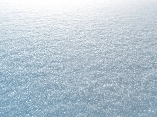 Achtergrond Van Verse Sneeuw Textuur Blauwe Toon — Stockfoto