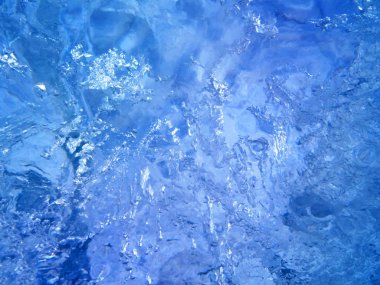 Renkli buz dokusu. Mavi buz, arktik buz arkaplanı.                                  