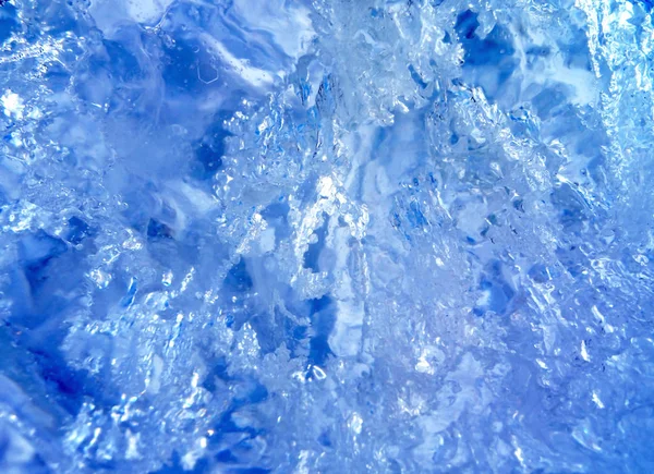 Textura Hielo Colorido Hielo Azul Fondo Hielo Ártico — Foto de Stock