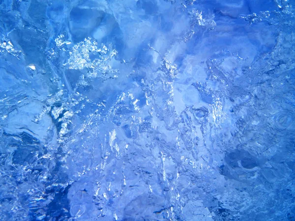 Renkli buz dokusu. Mavi buz, arktik buz arkaplanı.                                  