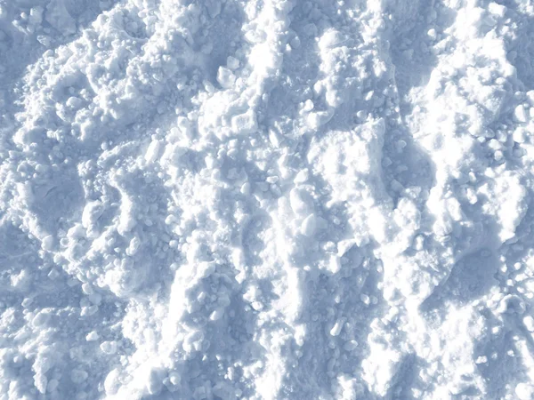 Achtergrond Van Verse Sneeuw Textuur Blauwe Toon — Stockfoto