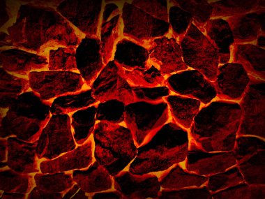 Hot stones background. clipart