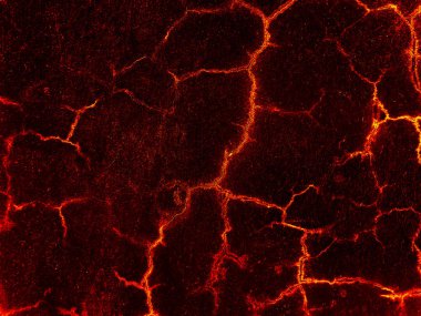 Lav çatlamak zemin çamur dokulu