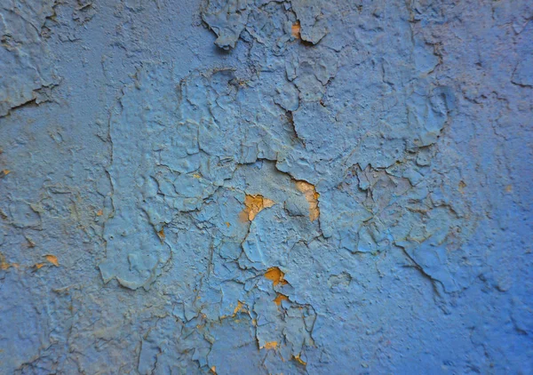 Blue textured and painted wall. — Stock Photo, Image