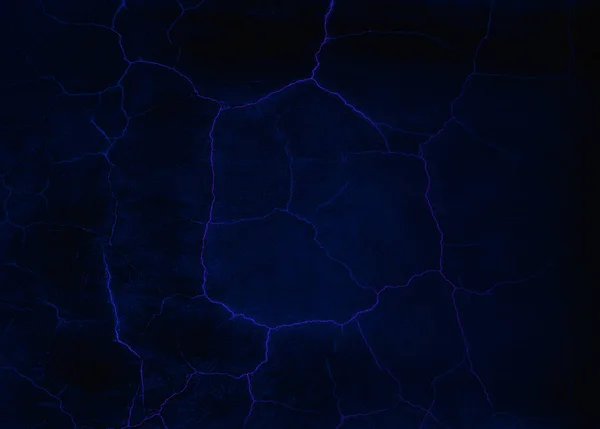 Terra de crack azul — Fotografia de Stock
