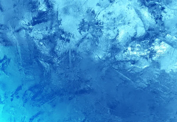 Vzor z průhledného lesklého ledu. — Stock fotografie