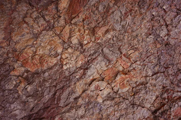 Kahverengi Taşların Dokusu Arkaplanı Kızıl Kaya Dokusu — Stok fotoğraf