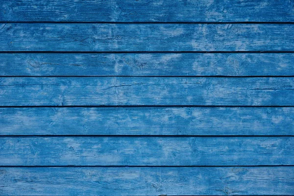 Alte Blaue Holzplanke Textur Hintergrund Nahaufnahme Mit Kopierraum — Stockfoto