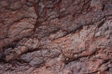 Kahverengi taşların dokusu ve arkaplanı. Kızıl Kaya dokusu.                                
