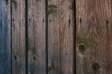 Eski kahverengi ahşap döşeme dokusu arkaplanı, kopyalama alanı ile kapatın                                