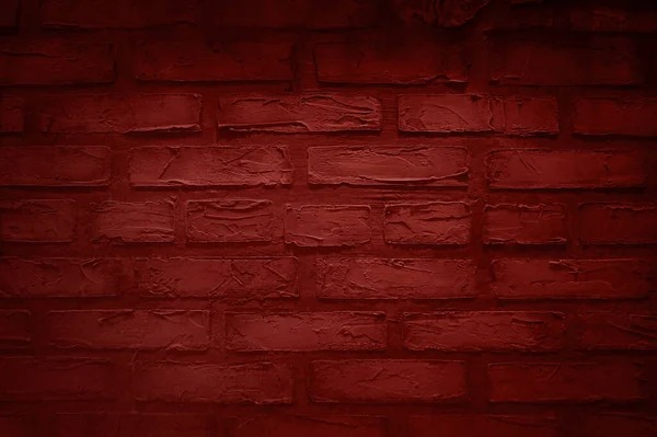 Kırmızı Tuğla Duvar Eski Bir Tuğla Evin Arka Planı — Stok fotoğraf