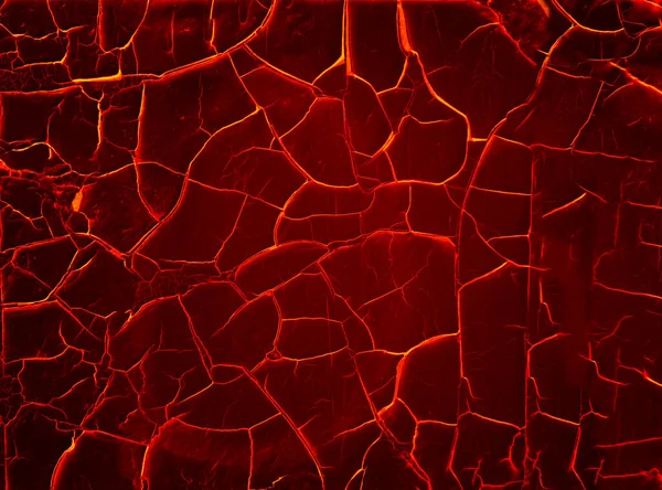 Lava Crack Gemalen Modder Textuur Achtergrond — Stockfoto