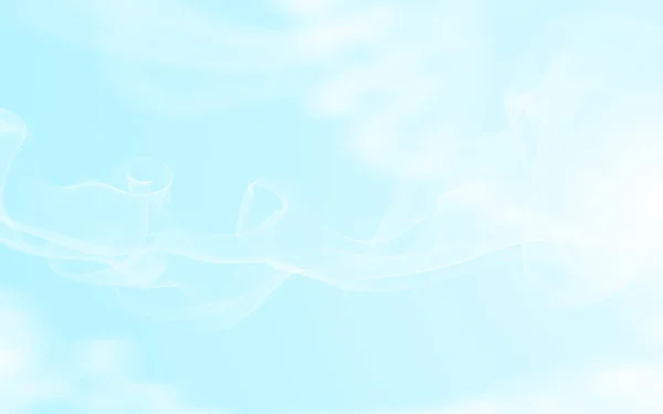 Zarter Pastellhintergrund Mit Blassem Himmel Und Weißen Wolken — Stockfoto