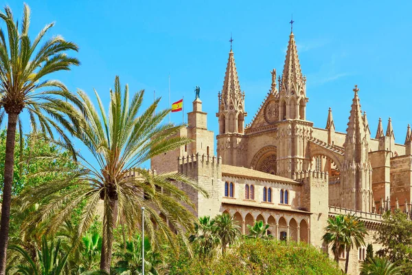 Vue Sur Les Bâtiments Ville Palma Majorque Pendant Journée — Photo