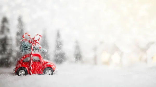 Fondo Navidad Con Nieve — Foto de Stock