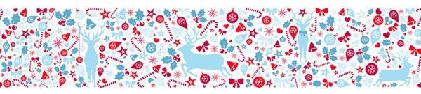 Modèle Carte Noël Avec Ornement Illustration Vectorielle Simple — Image vectorielle