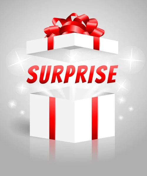 sürpriz afiş, sadece vektör illüstrasyon  