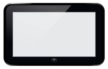 Boş ekranlı tablet pc, sadece vektör illüstrasyon 