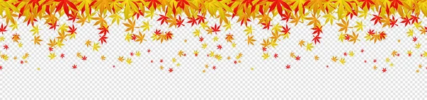 秋の葉の背景 単にベクトルイラスト — ストックベクタ