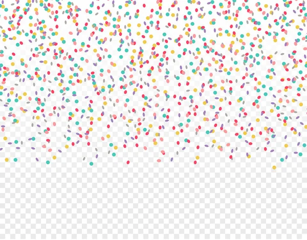 Fond Confetti Coloré Illustration Vectorielle Simple — Image vectorielle