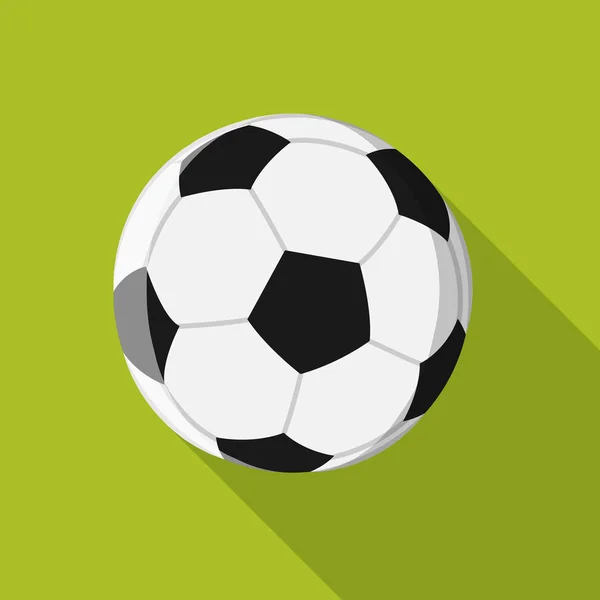 Ballon Football Illustration Vectorielle Simple — Image vectorielle