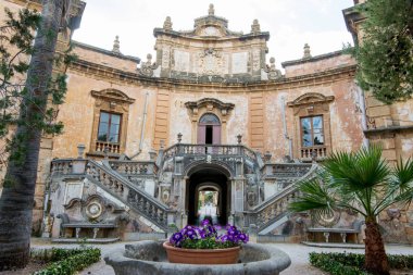Villa Palagonia Bagheria, Palermo, Sicilya, İtalya içinde.