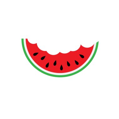 Vektör soyut karpuz, yaz konsepti