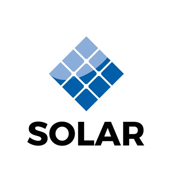Vektor Bejelentkezési Solar Panel Zöld Energia Megújuló — Stock Vector