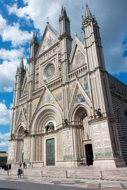 Panoramik Orvieto Katedrali (Duomo), Umbria, İtalya