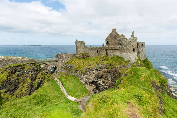 İrlanda'nın Landascapes. Dunluce Kalesi, Kuzey Irelan