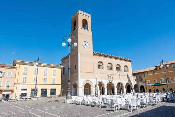 Fano Pesaro Marche Italia Palazzo Del Podesta — Foto de Stock