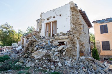 Bir deprem tarafından şehir