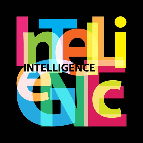 Intelligence Vectorielle Texte Rompu — Image vectorielle