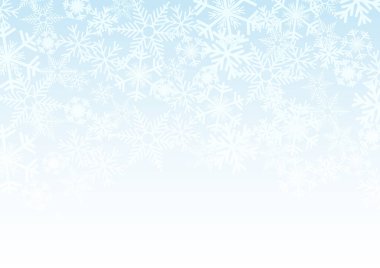 Vektör kış arka plan. Kar ve buz kristalleri ile soğuk Noel