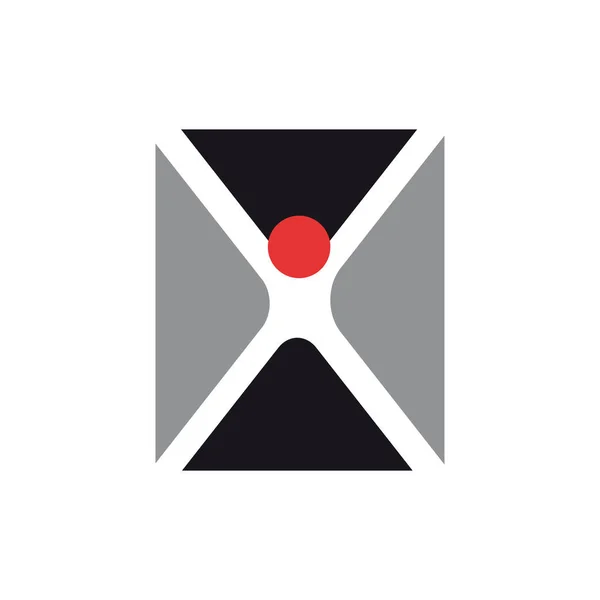 Язали Катували Язненого Векторний Абстрактний Геометричний Логотип — стоковий вектор