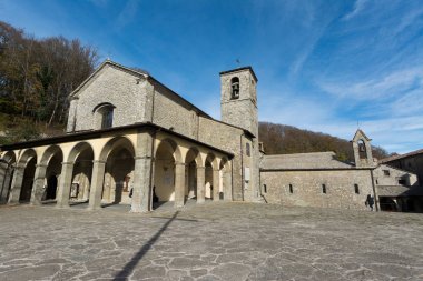 La Verna Toskana, İtalya'nın kutsal alan. St. Francis Manastırı