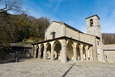 La Verna Toskana, İtalya'nın kutsal alan. St. Francis Manastırı