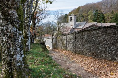 La Verna Toskana, İtalya'nın kutsal alan. St. Francis Manastırı