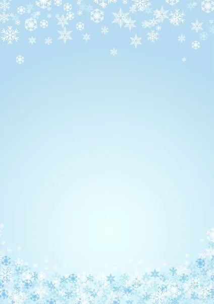 Fondo Navideño Festivo Vertical Invierno Con Espacio Para Copiar Nieve — Vector de stock