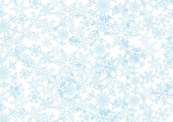 Vector Winter Background Natal Frio Com Neve Cristais Gelo — Vetor de Stock