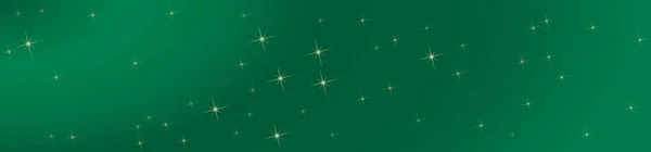 Tête Noël Vert Fond Vide Fait Avec Ciel Étoilé Lumières — Image vectorielle
