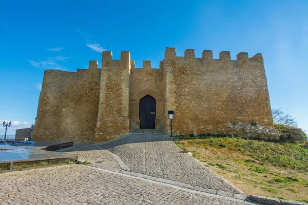 Sizilianische Schlösser Naro Mittelalterliche Burg — Stockfoto