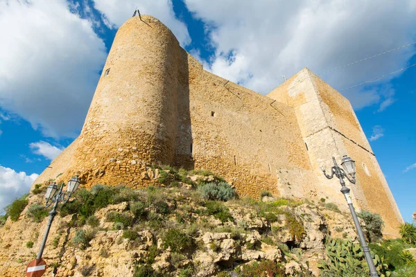 Castelli Siciliani Castello Medievale Naro — Foto Stock