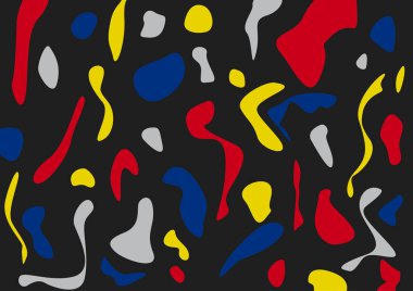 Dijital boyama. Soyut geometrik renkli vektör arka plan