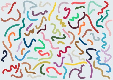 Dijital boyama. Soyut geometrik renkli vektör arka plan 