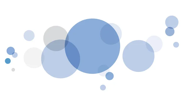 デジタル絵画 抽象的な幾何学的なカラフルなベクター バナーと背景 青の円 — ストックベクタ